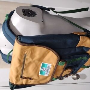 Magellan Outdoors Blue and Tan Men's Backpack